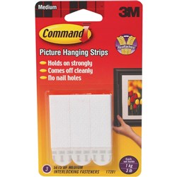 3M COMMAND SMALL PICTURE HANGING STRIPS 17202