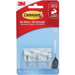 COMMAND CLEAR UTENSIL HOOK 3 Pack Pack of 3