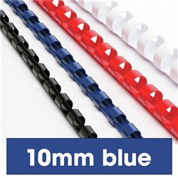 REXEL BINDING COMB 9.5mm 60 Sht Cap Blue 21Loop