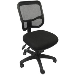 MESH OPERATOR CHAIR Black mesh back
