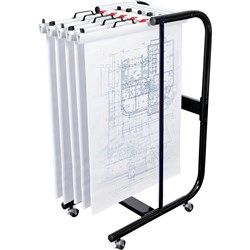 PLANHORSE MOBILE 1000 TROLLEY A1, 1000Sht Cap.