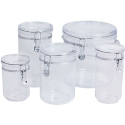 CONNOISSEUR STORAGE CANISTERS Round Acrylic, 810ml