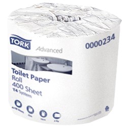TORK TOILET ROLLS Advanced 2 Ply 400 Sht Carton of 48