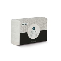 REGAL GOLD PREMIUM HAND TOWEL Slimline TAD 22.5x23cm 200s KRT3200
