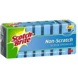 SCOTCH-BRITE SPONGE Non-Scratch Scrub Pack of 8