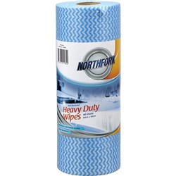 NORTHFORK ANTI BACTERIAL ROLL Perforated Heavy Duty Blue