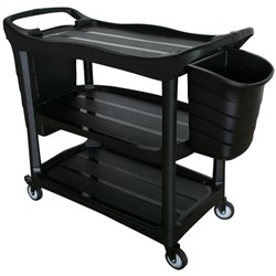 CLEANLINK TROLLEY 3-Tier With Collecting Buckets