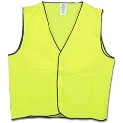 MAXISAFE HI-VIS SAFETY VEST Day Use Yellow - X Large