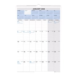 COLLINS CALENDAR WALL PLANNER Wiro 12 Month 394x577mm