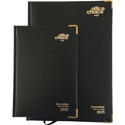 DIARY EXECTUTIVE A4 DAY TO PAGE OFFICE CHOICE