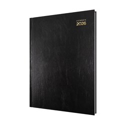 DEBDEN KYOTO DIARY A4  Day to Page 30min Black