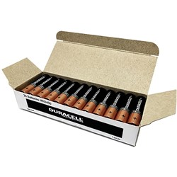 DURACELL COPPERTOP BATTERY AAA Bulk Pack Pack of 24