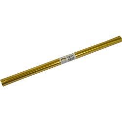 RAINBOW DECORATIVE FOIL ROLL 85gsm Single Sided 500mm x 2m Gold