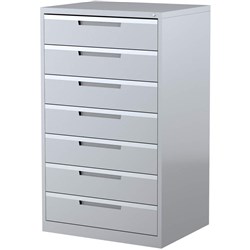 STEELCO 7 DRAWER Multimedia Cabinet H1320xW790xD620