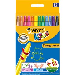BIC KIDS TWIST CRAYONS Turn & Colour