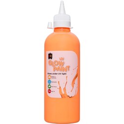 GLOW PAINT UV 500ml ORANGE