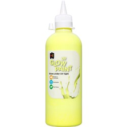 GLOW PAINT UV 500ml YELLOW