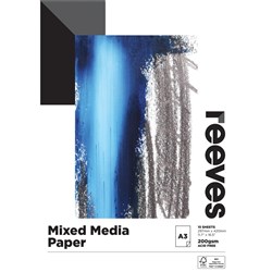 Reeves Mixed Media Pad A3 200gsm 15 Sheets