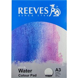 Reeves Water Colour Pad A4 Medium Texture 300gsm 12 Sheets