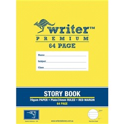 WRITER PREMIUM STORY BOOK 64PG 24MM PLAIN/SOLID
