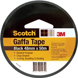 SCOTCH GAFFA TAPE 933 Utility 48mm X 15m Black