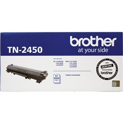 BROTHER TN2450 HIGH YIELD BLACK TONER 3000 Pages