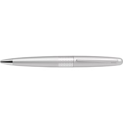 PILOT MR BALLPOINT PEN MR1 Silver Barrel Medium Black Ink