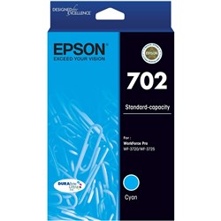EPSON INK CARTRIDGE C13T344292 - 702 Cyan