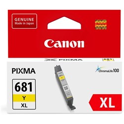 Canon Ink Cart CLI681XLY Yellow