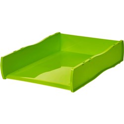 ESSELTE NOUVEAU DOCUMENT TRAY Lime