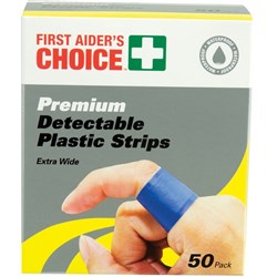 TRAFALGAR BLUE PLASTIC STRIP Pack of 50