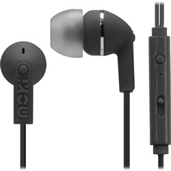 Moki Noise Isolation Earphones Mic and Controller Black