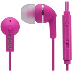 Moki Noise Isolation Earphones Mic and Controller Pink