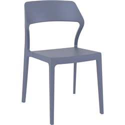 Snow Stackable Chair Beige without Arms