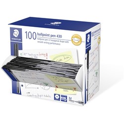 Staedtler Stick 430 Med Black Box100