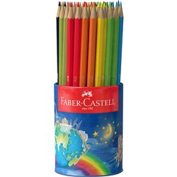 FABER-CASTELL WATERCOLOUR PENCILS Tin Cup Assorted Pack of 72