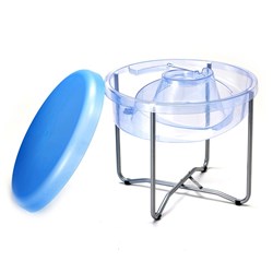 CIRCULAR SAND AND WATER TRAY WITH STAND