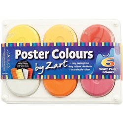 Zart Poster Colours Warm Palette 6