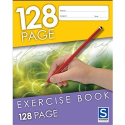 SOVEREIGN EXERCISE BOOK 8MM Ruled 225mm x 175mm 128 Page