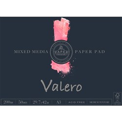 The Paper House Valero Mixed Media Pad A3 200gsm 50 Sheets