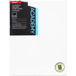 JASART CANVAS ACADEMY 12 x 16 Inch Thin Edge 280gsm Stretched