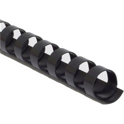 GOLD SOVEREIGN PLASTIC BINDING Comb A4 21 Loop 14mm Black Pack of 100