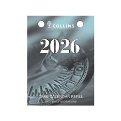 COLLINS DEBDEN CALENDAR Top Opening Refill