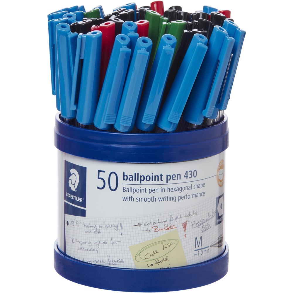 Staedtler Stick Pen 430 Blue, Staedtler Pencils, Office Supplies