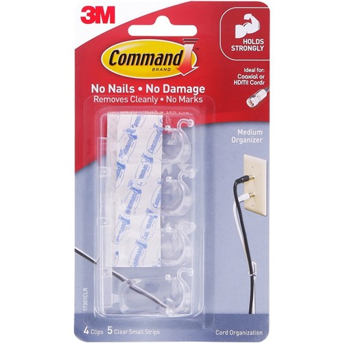 Clear deals cord clips